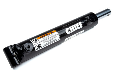 WP Welded Pineye Hydraulic Cylinder: 3 Bore x 48 Stroke, 1.5 Rod