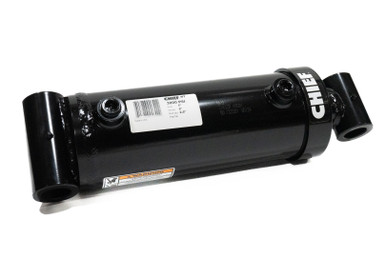 WT Welded Cross Tube Hydraulic Cylinder: 5 Bore x 54 Stroke, 2.5 Rod, SAE 12
