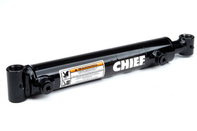 WT Welded Cross Tube Hydraulic Cylinder: 2 Bore x 10 Stroke, 1.25 Rod, .75 pin