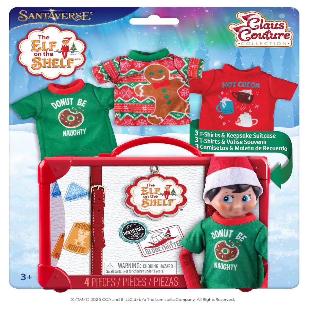 Claus Couture Collection Festive Fun T-Shirt Set