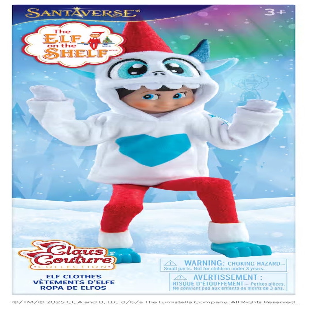 Claus Couture Collection Yeti Hoodie Set