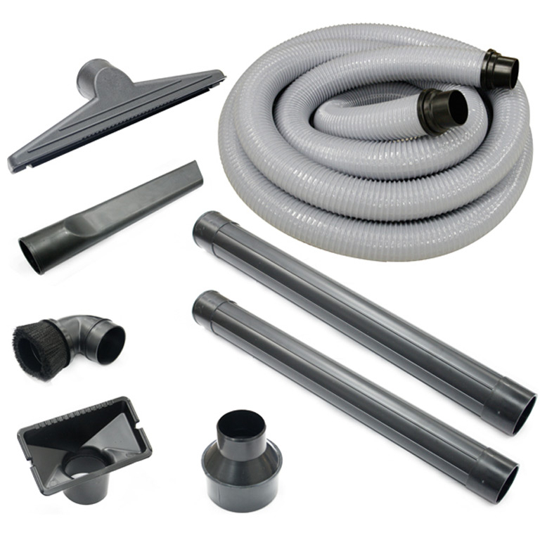 CleanShop 2.5" x 25' Vacuum Hose Accessory Kit