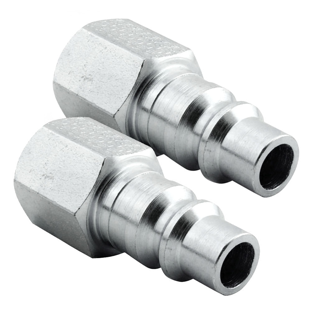 Milton H-Style Plug 3/8" FNPT Steel Quick Release Plug S-1838 - 2 Pack