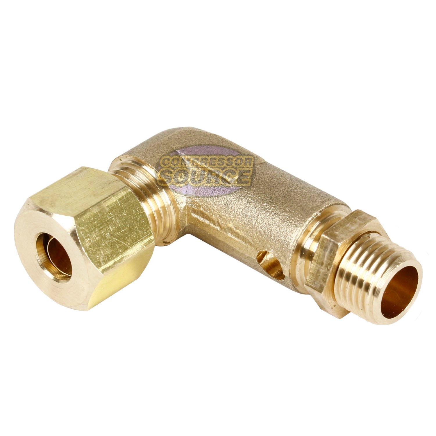 90° Degree Elbow 1/4" NPT x 1/8" NPT Unloader Relief Valve 031-0057