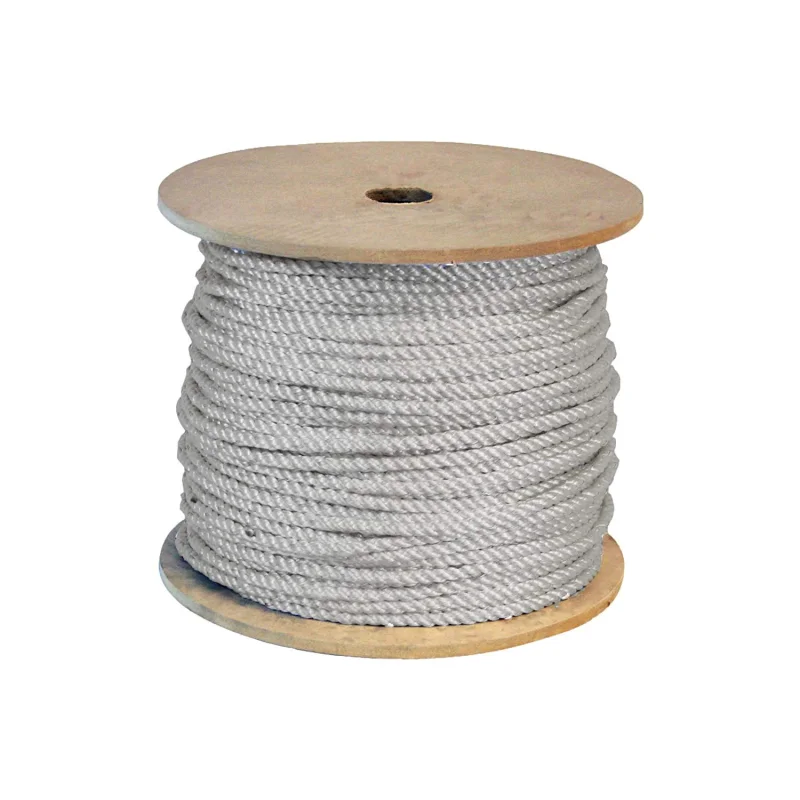 CWC 315015 600-Feet Twisted 3-Strand White Nylon Rope, 1/4-inch