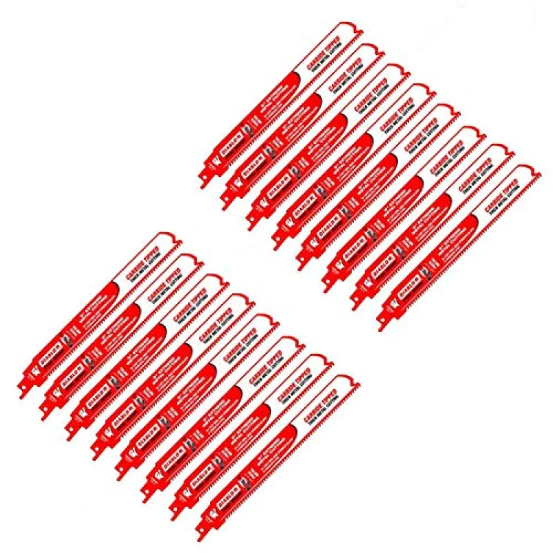 Diablo DS0908CF 9″ Thick Metal Carbide Tipped Recip Blade 16-Pack