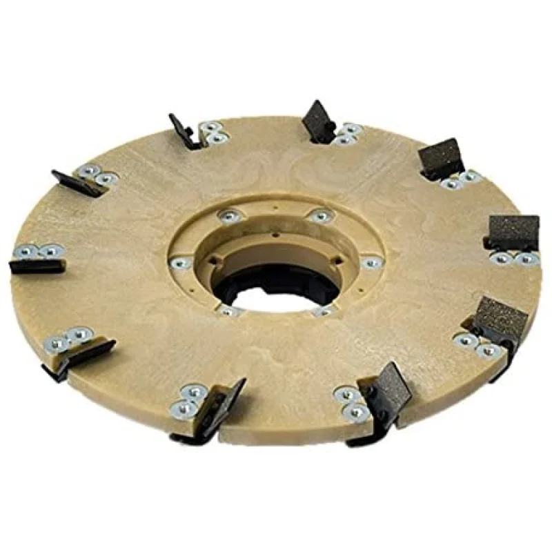 Diamabrush By Malish 92160120210 16-inch Coating/Mastic Removal Tool for Concrete, 25 Grit, Counter Clockwise with NP9200 Clutch Plate and 1.5-inch Riser