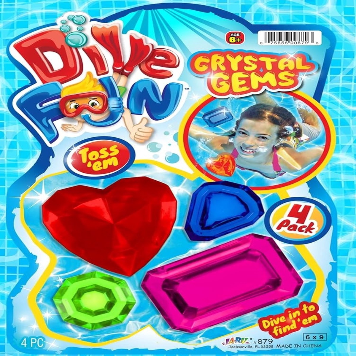 Dive Fun 4-Piece Underwater Gem Pack