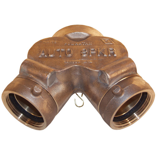 Dixon2 1/2 in. NH (NST) x 4in. FNPT Auto-Sprinkler Double Clapper Siamese Connections Back Outlet