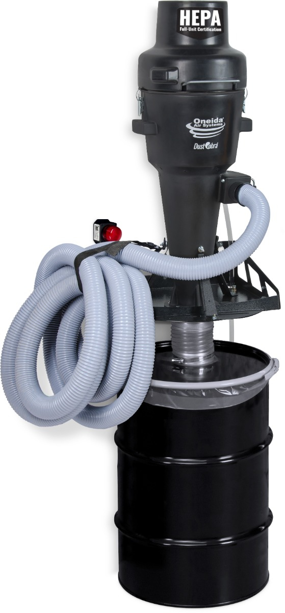 Dust Cobra High-Pressure 30 Gal. Wall-Mounted HEPA Cyclone Dust Collector