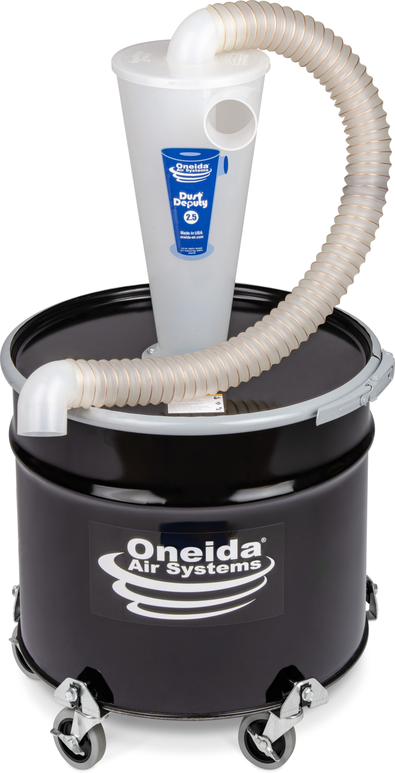 Dust Deputy 2.5 Deluxe 17 Gal. Cyclone Separator Kit
