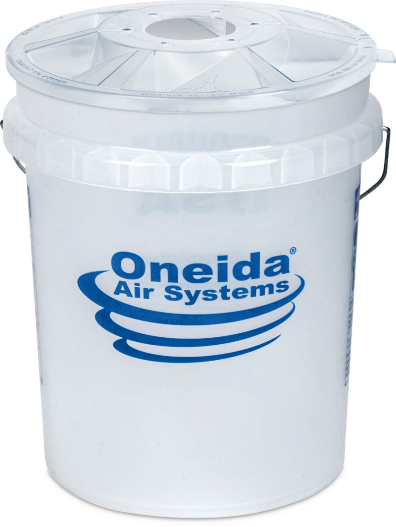 Collapse-Proof All-Clear 5-Gallon Dust Deputy Bucket & Lid