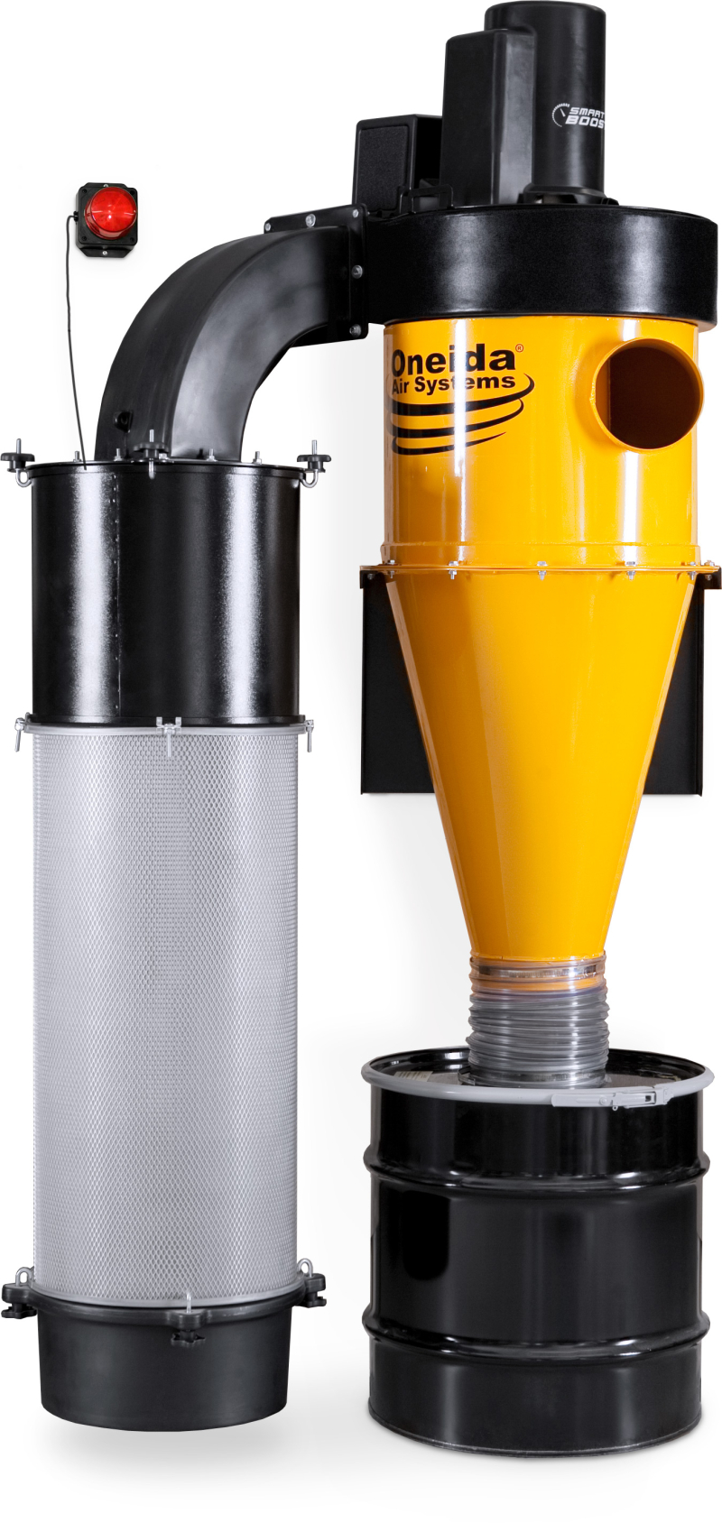 5hp 1ph Dust Gorilla Pro SMART Boost 35 Gal. Wall-Mounted HEPA-GFM Cyclone Dust Collector