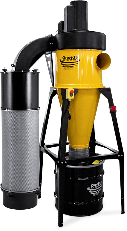 3hp Dust Gorilla Pro SMART Boost 35 Gal. Freestanding HEPA-GFM Cyclone Dust Collector
