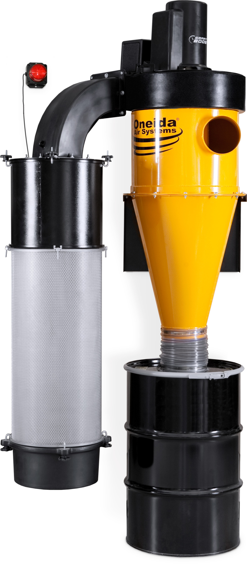 5hp 1ph Dust Gorilla Pro SMART Boost 55 Gal. Wall-Mounted HEPA-GFM Cyclone Dust Collector