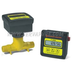 Blue-White AOS138M2LM2, 1 to 10 LPM, 3/8'' MNPT Paddlewheel Flowmeter, F-2000 Series
