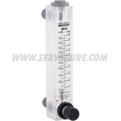 Blue-White F-55010LA, 1 to 10 GPM, 1'' MNPT, Adjustable