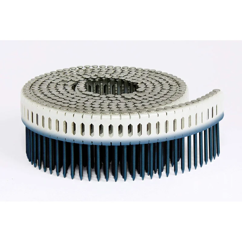 Fasco PC792RSSE1M 2-1/4-Inch by 00.092-Inch-Inch 0-Degree Ring Shank Stainless-Steel Coil Nails for Duo Fast Nailers, 1000 Per Box