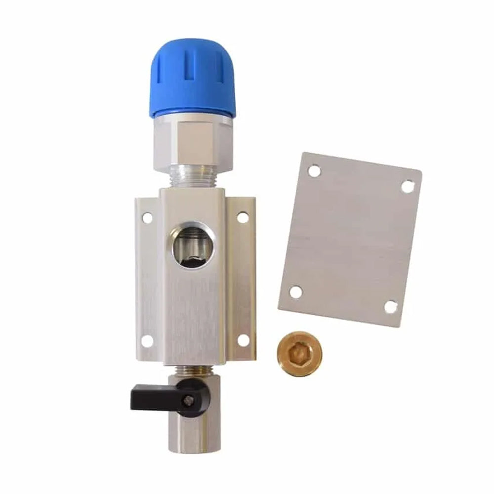 RapidAir FastPipe 1 Port 1" Wall Outlet Kit 1/2" NPT F2014