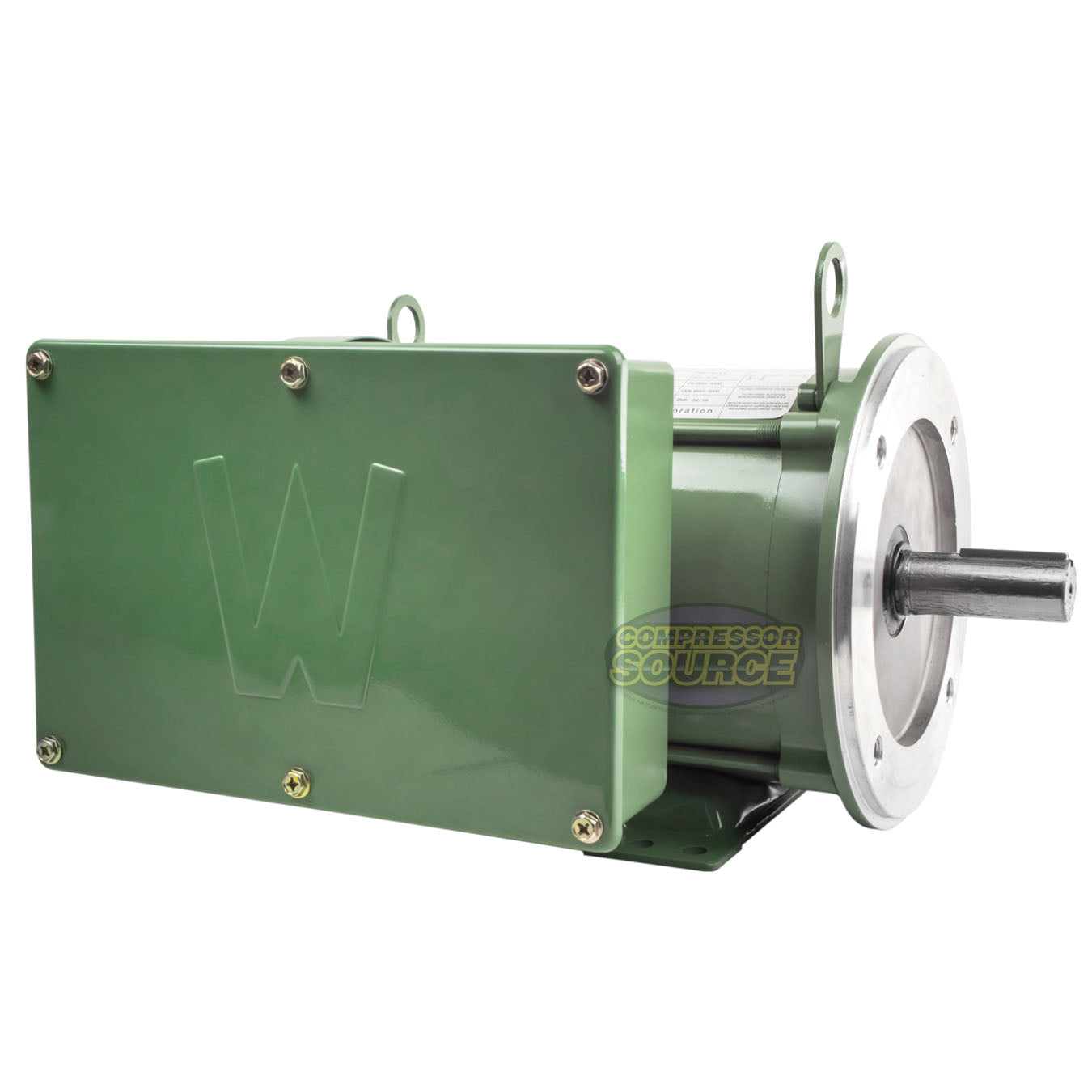 5 HP 1 Phase Farm Duty Electric Motor 1769 RPM 184TC Frame 208-230V TEFC C-Face FD5-18-184TC
