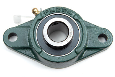Flange: 2-Bolt: 5/8 ID, UCFL 202-10 , Set Screw Collar