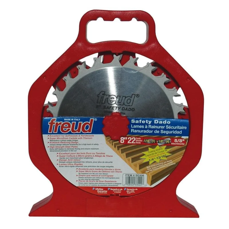 Freud SD308: 8″ Safety Dado Sets