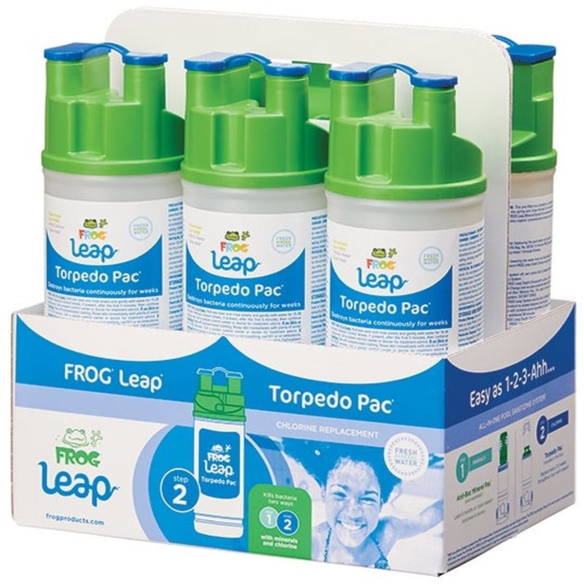 FROG Leap Torpedo Chlorine Pac (Pack of 6)