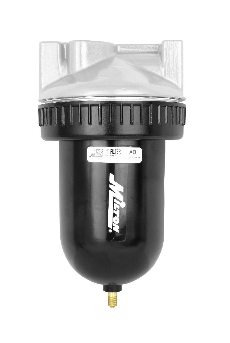 Milton 1" NPT Compressed Air Overnight Moisture Water Filter Trap