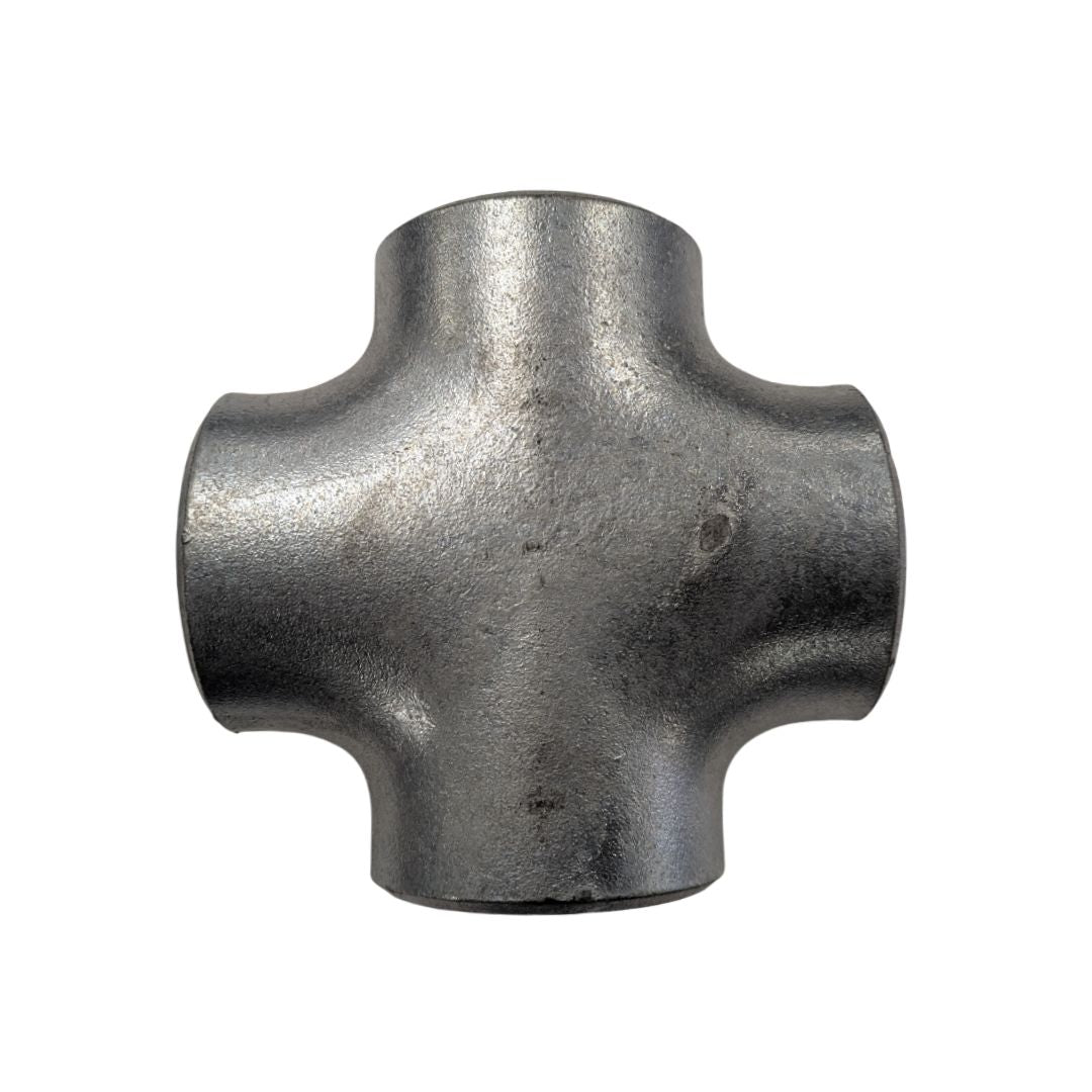4 Inch Galvanized Cross - Butt Weld