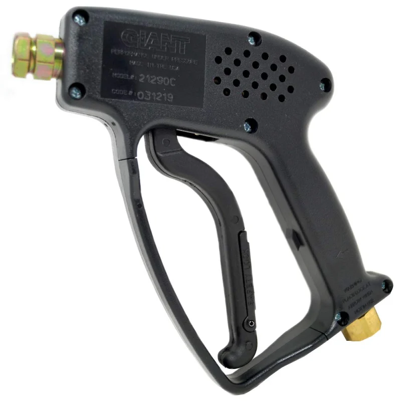 GIANT Trigger Gun – Pressure Washer – 21290C – and Brass Fitting Shut-Off / 5000psi, 10 GPM/Durability/Made in USA