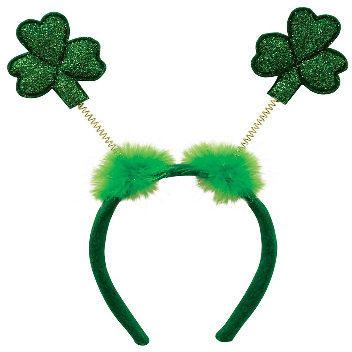 Glitter Shamrock Bopper Headband