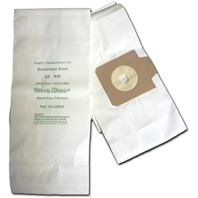 Green Klean GK-UZ930 Nilfisk Advance Replacement Vacuum Bags for GD930 & UZ930 Canister Vacs – 10 per Case – Case of 10