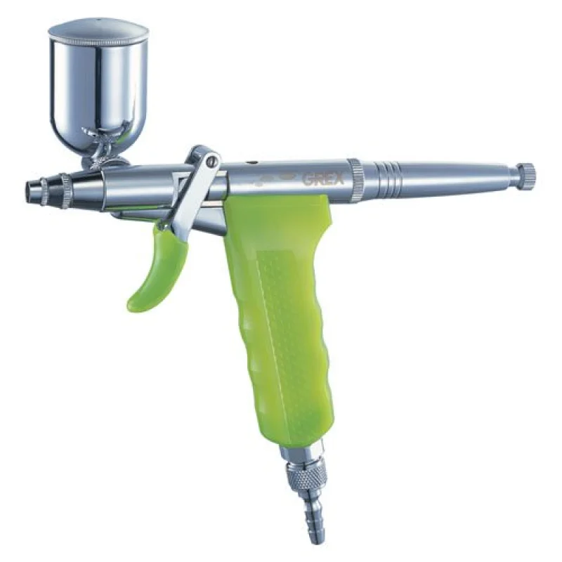 Grex Genesis.XT Double Action Pistol Style Trigger Side Gravity Airbrush, 0.35-mm Nozzle, 7ml and 15ml Cups