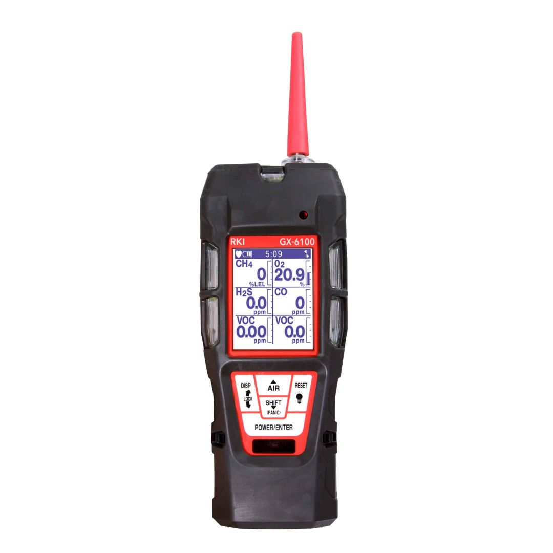 RKI Instruments GX-6100 Multigas Detector - 72-61AXXT-C