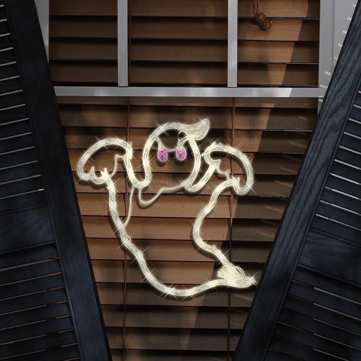 Halloween Lighted Ghost Ornamental Silhouette