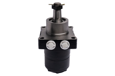 BM2 Hydraulic Motor: 30.4 CID, 1 1/4” Taper 1:8 Woodruff Key Shaft, Wheel Mount, 943 PSI, Standard SAE 10 Ports