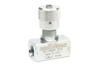 In-line Flow Control Needle Valves: 1/4" NPT Port Size, 6.6 GPM, 5800 PSI