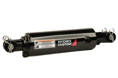 WC 4 x 16 Welded Clevis Hydraulic Cylinder: 1.75 Rod Dia., 3000 PSI