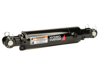 WC 2.5 x 4 Welded Clevis Hydraulic Cylinder: 1.125 Rod Dia., 3000 PSI
