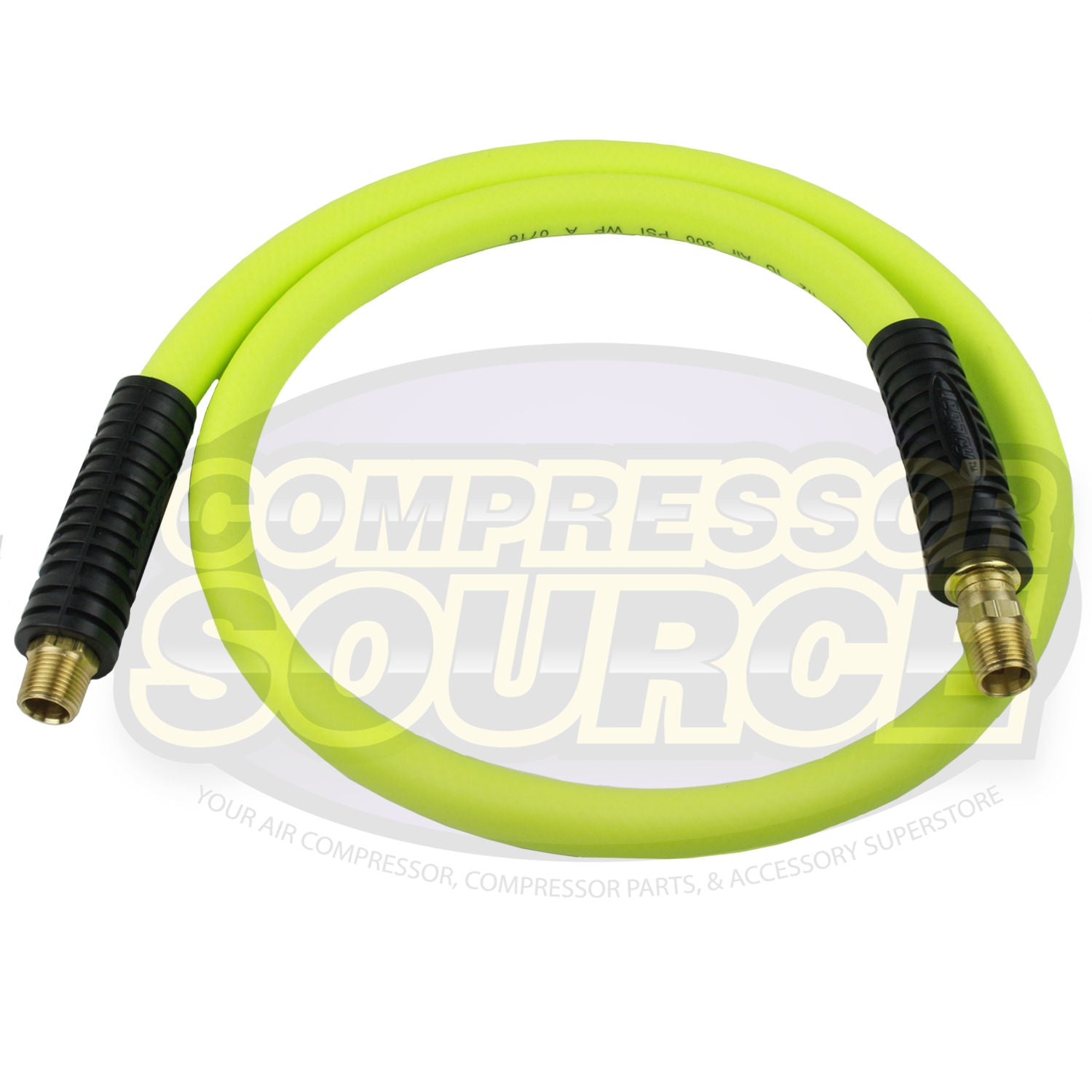 Flexzilla 1/2" x 4' FT Air Hose Whip With 3/8' MNPT Swivel HFZ1204YW3S