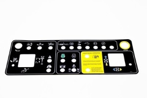 Genie Lift Part # 133075GT - DECAL,PLATFORM CONTROL PANEL, EA