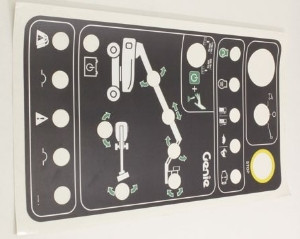 Genie Lift Part # 147794GT - DECAL,GR CNTL PNL 60TX, EA