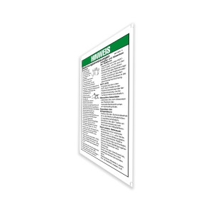 Genie Lift Part # 38119GRGT - DECAL, NOTICE, OPERATOR INSTRUCTIO, EA