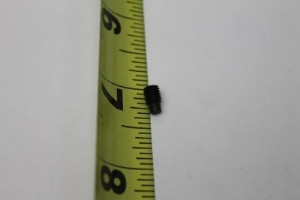 Genie Lift Part # 229091GT - SCREW,GRUB,M5X8MM,HLF DOG,BZP, EA