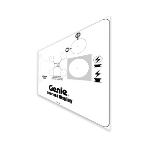 Genie Lift Part # 41266GT - DECAL,INTRLOCK.DISPLAY,AIR,STD, EA