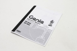 Genie Lift Part # 39527GT - MANUAL,OPER,GS-1530/1930***, EA