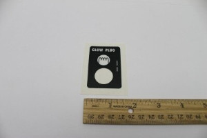 Genie Lift Part # 32726GT - DECAL,OPTION GLOW PLUGS***, EA