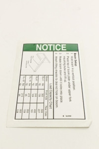 Genie Lift Part # 35575GT - DECAL,BOOM SET-UP, EA