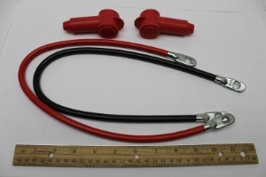 Genie Lift Part # 160276GT - CABLE SET,BATTERY,24" RED&BLK, EA