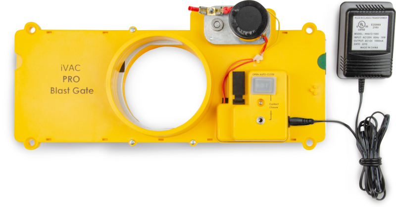 4" iVAC Pro Automated Plastic Blast Gate